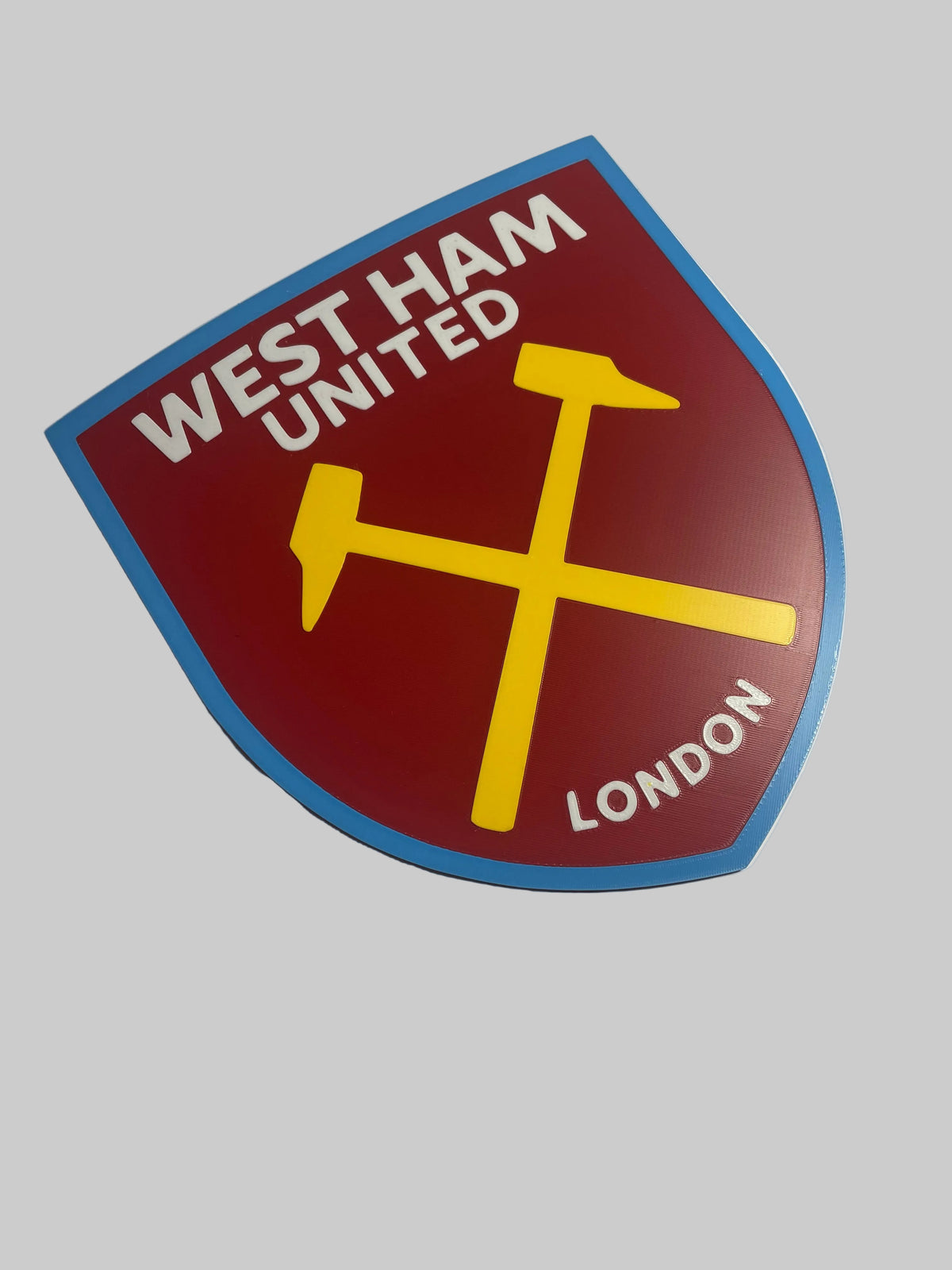 West Ham United badge 3D wall art