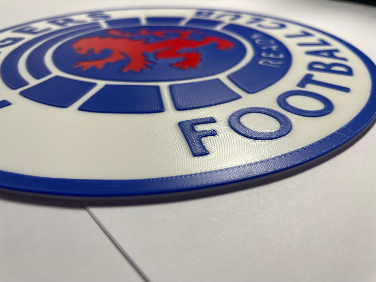 Rangers badge 3D wall art