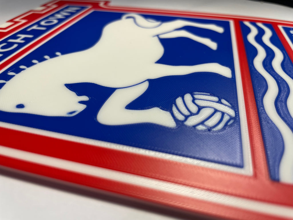 Ipswich badge 3D wall art