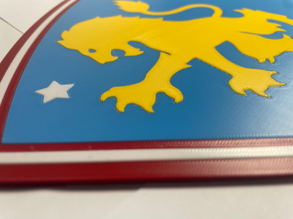Aston Villa badge 3D wall art