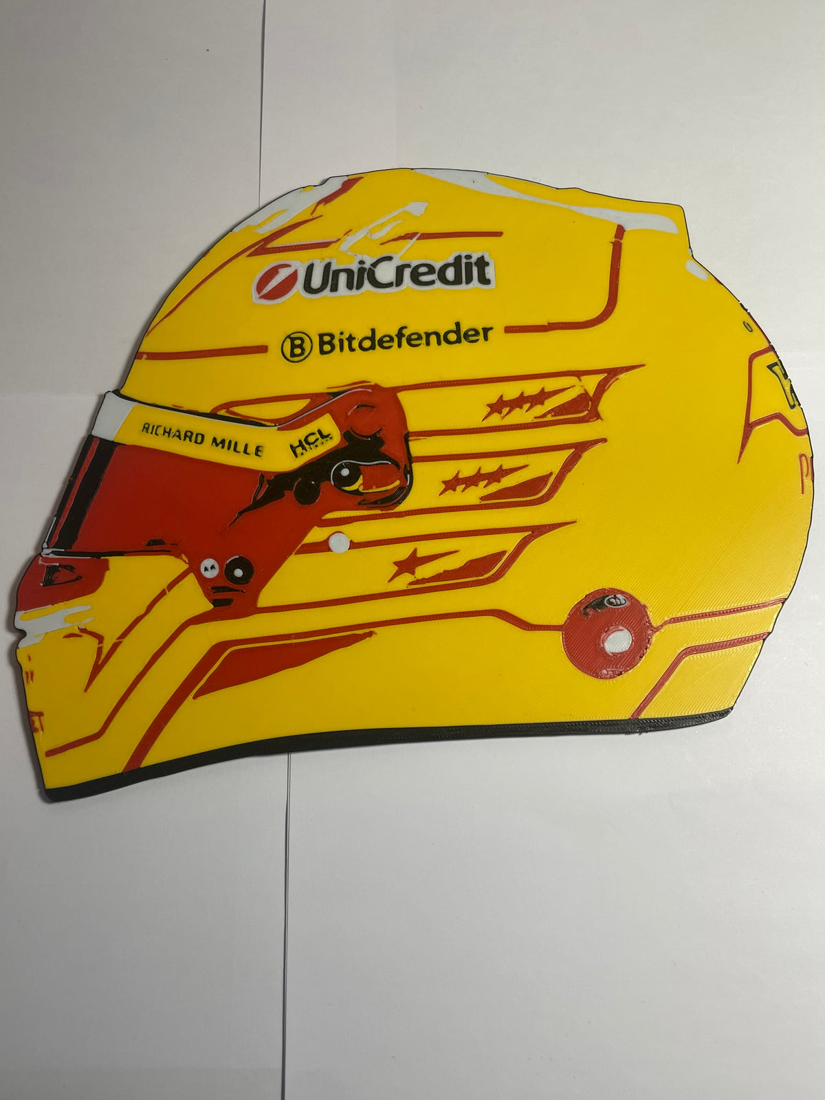 Lewis Hamilton F1 helmer 3D wall art
