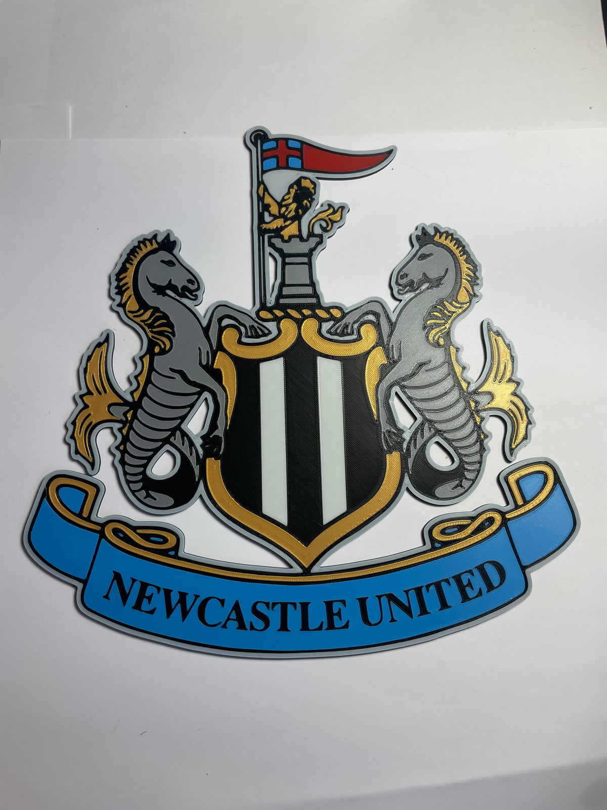 Newcastle badge 3D wall art