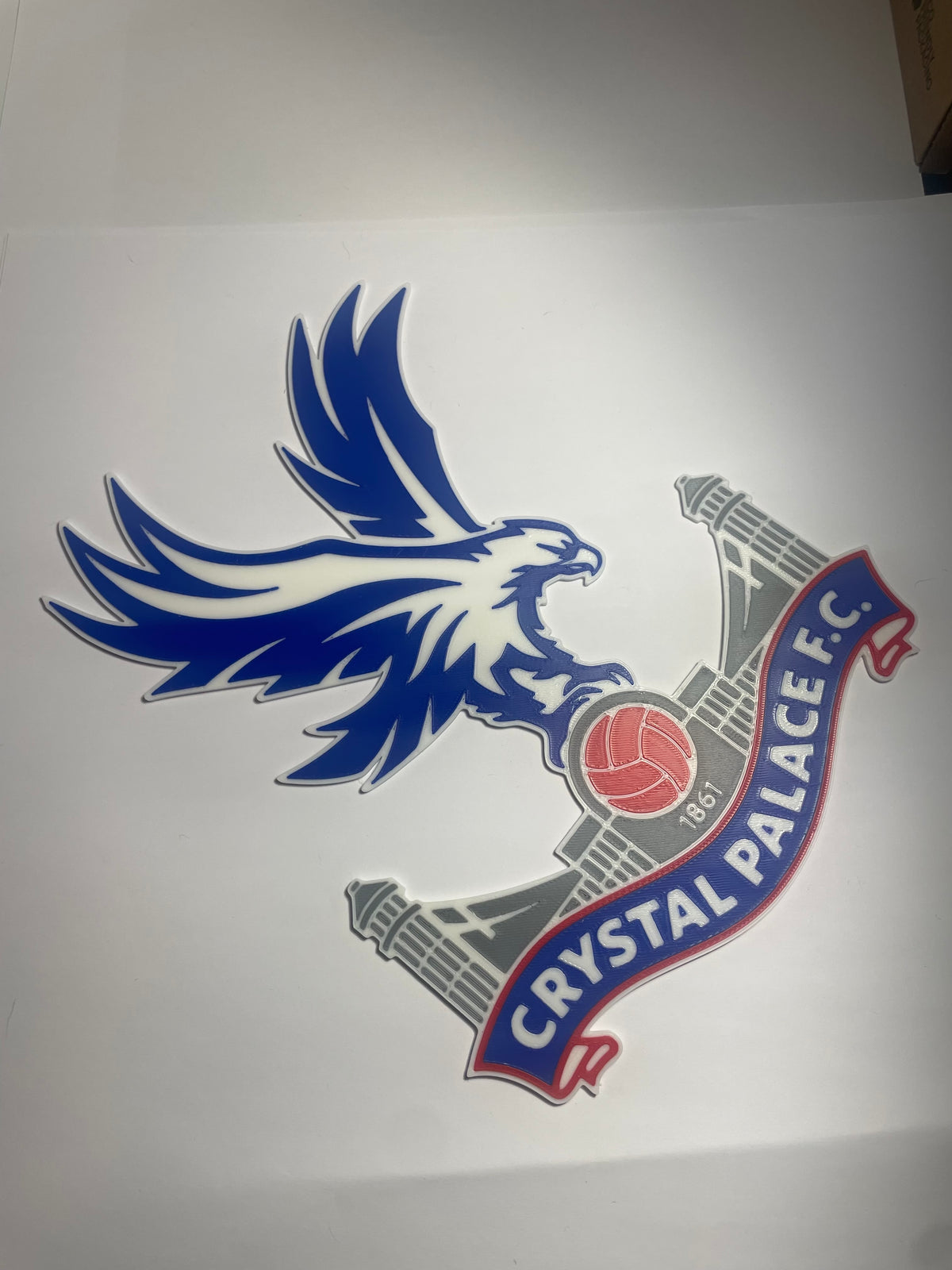 Crystal Palace badge 3D wall art