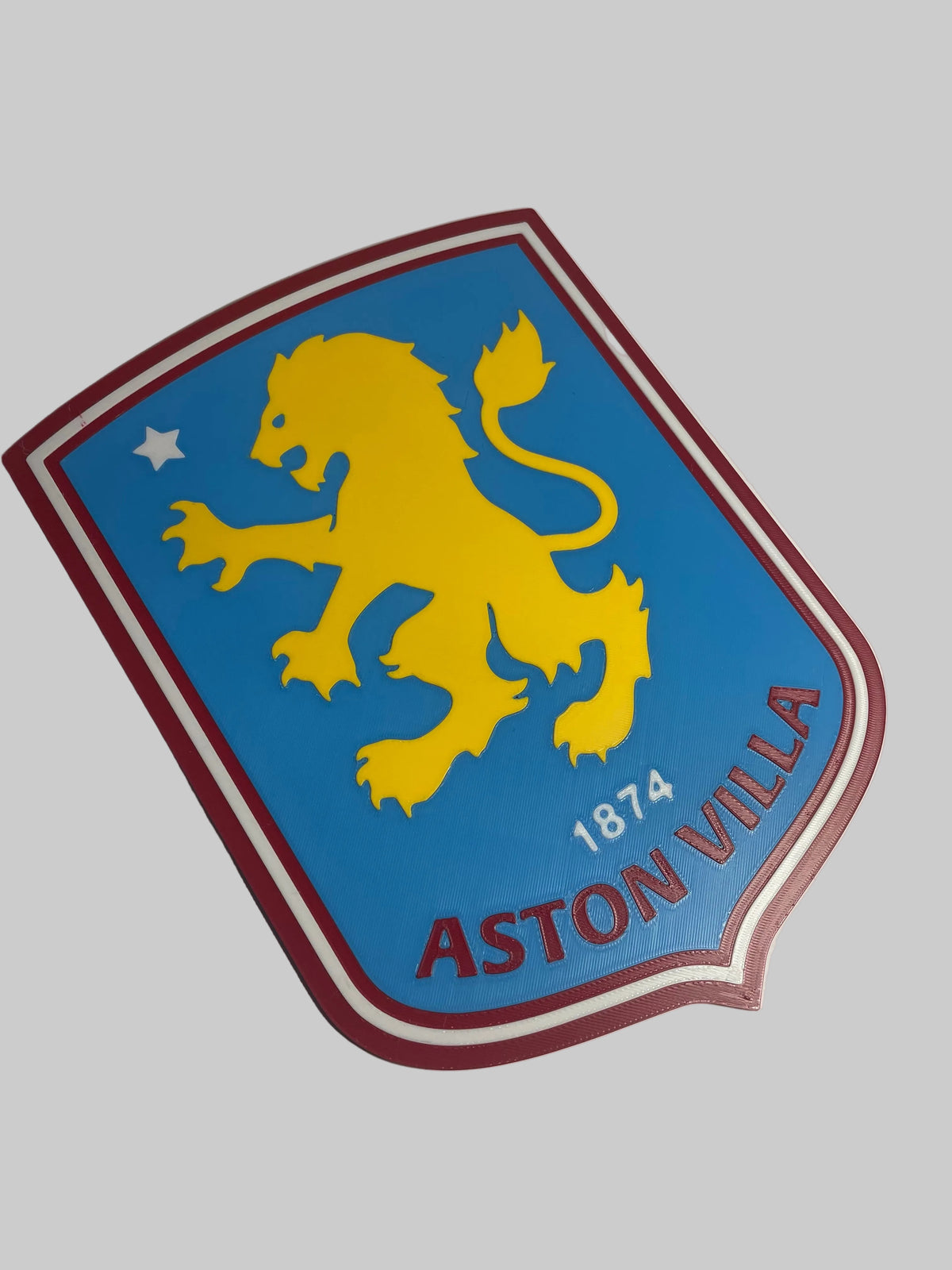 Aston Villa badge 3D wall art