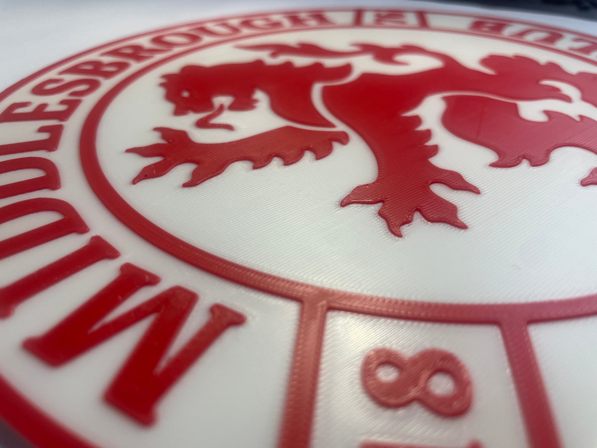 Middlesbrough badge 3D wall art