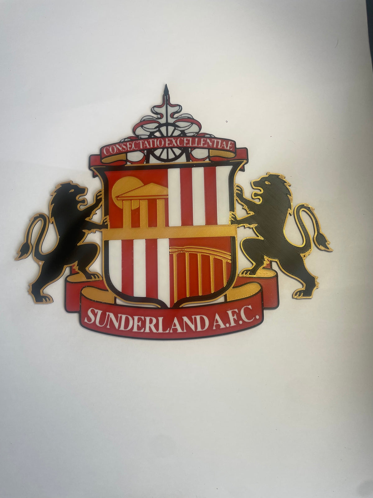 Sunderland badge 3D wall art