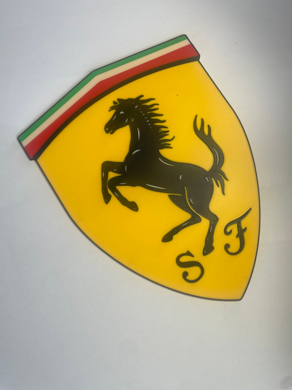 Ferrari logo 3D wall art