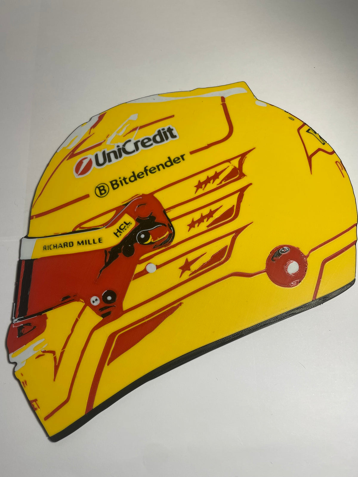 Lewis Hamilton F1 helmer 3D wall art