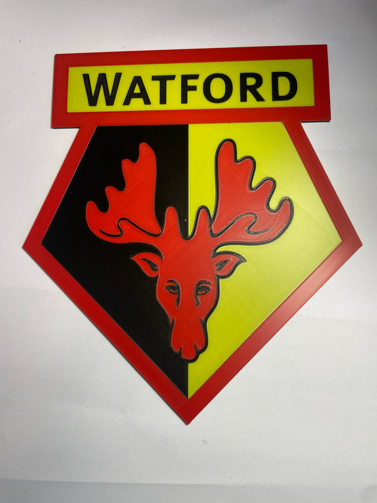Watford badge 3D wall art