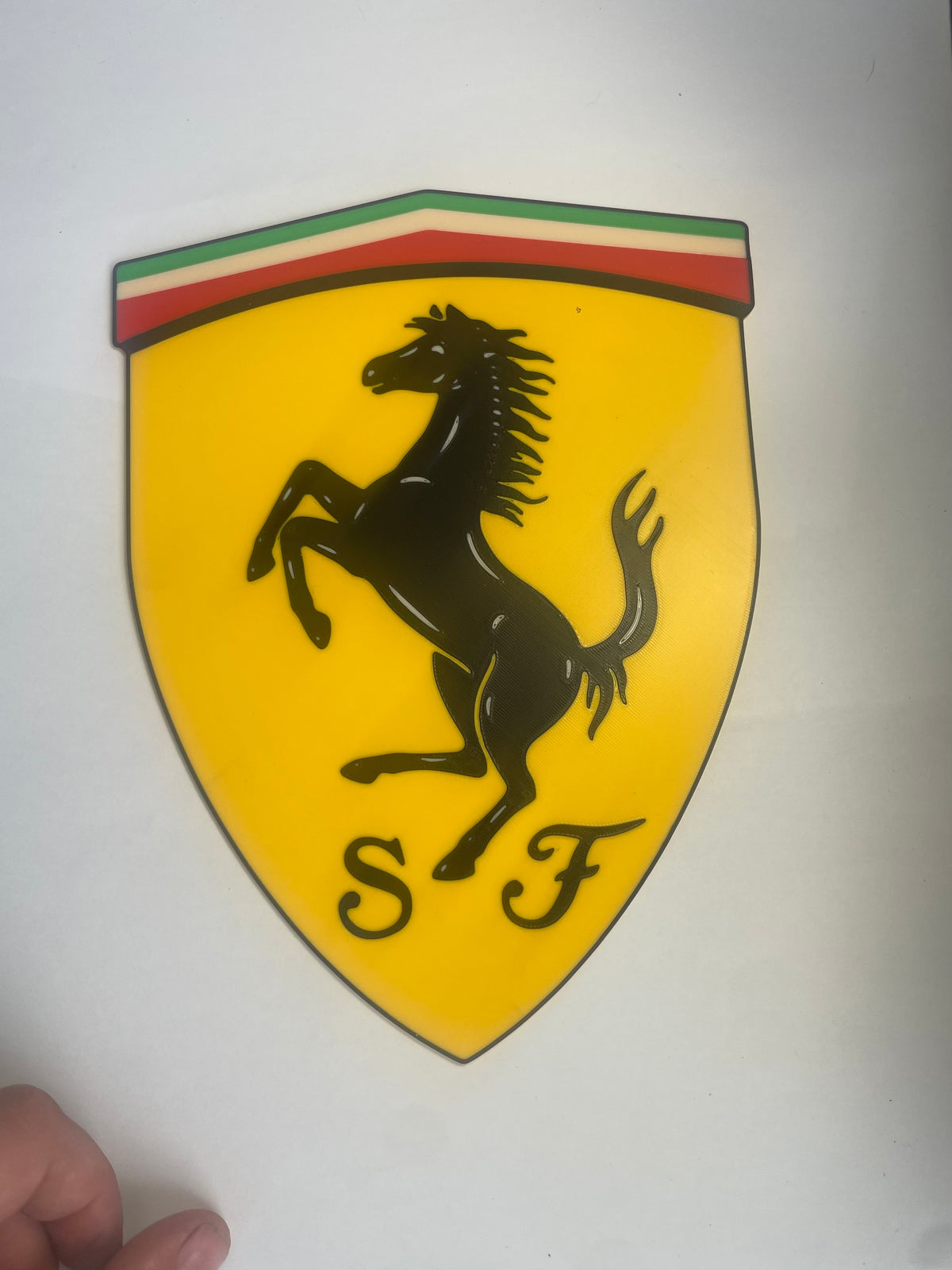 Ferrari logo 3D wall art