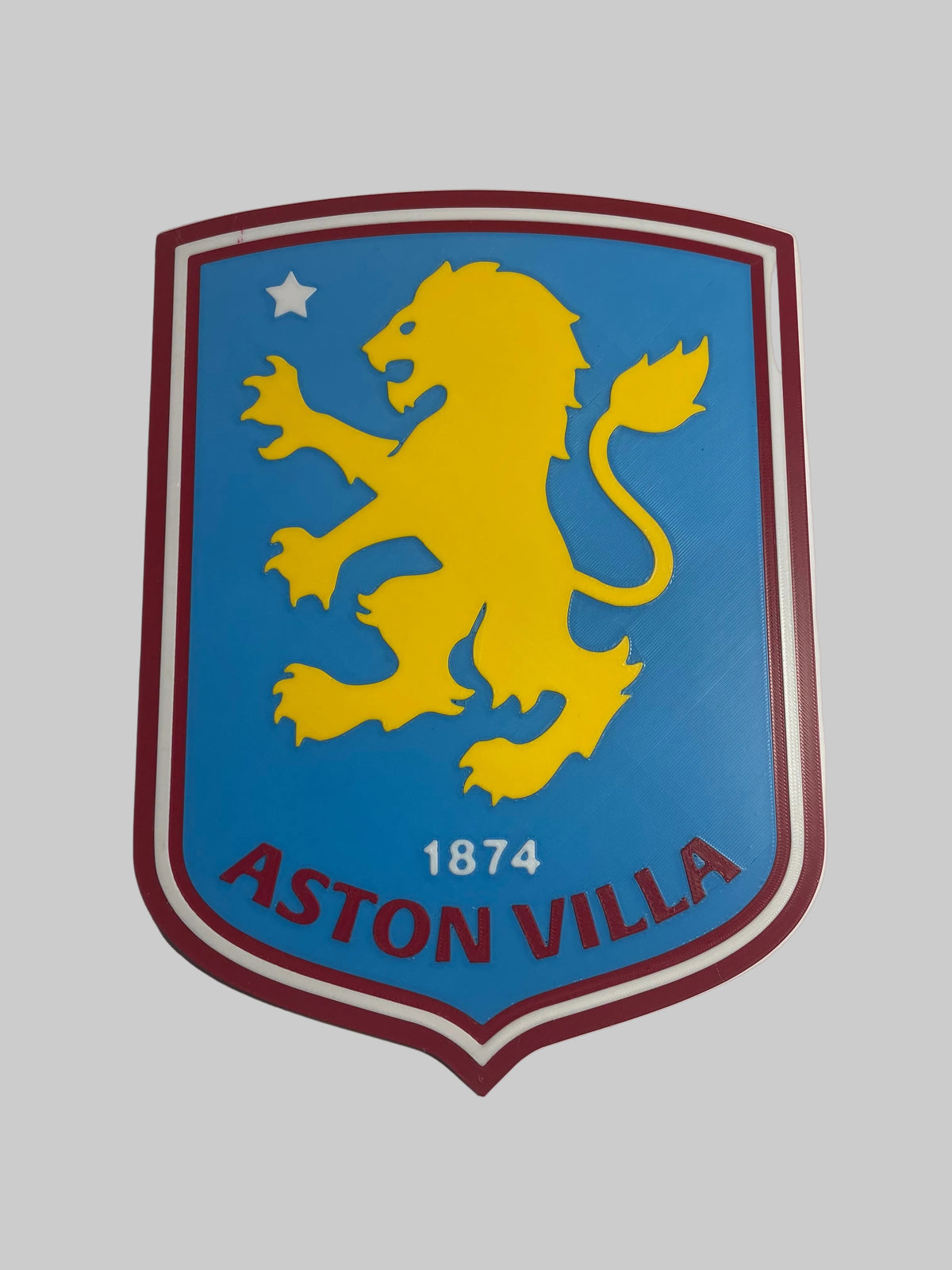 Aston Villa badge 3D wall art