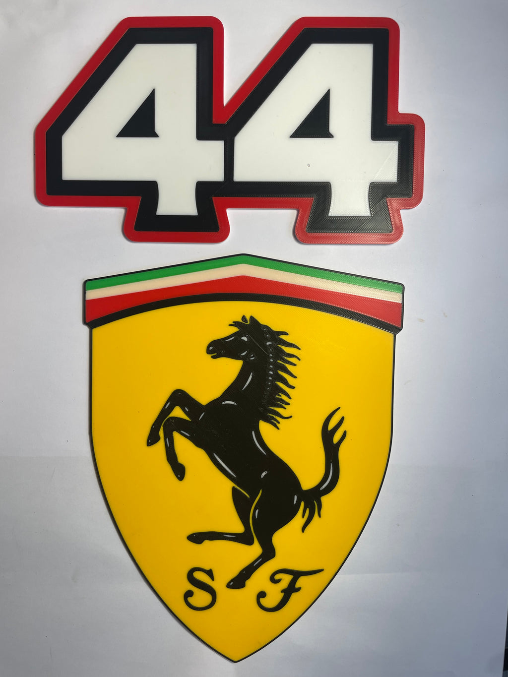 Ferrari logo 3D wall art