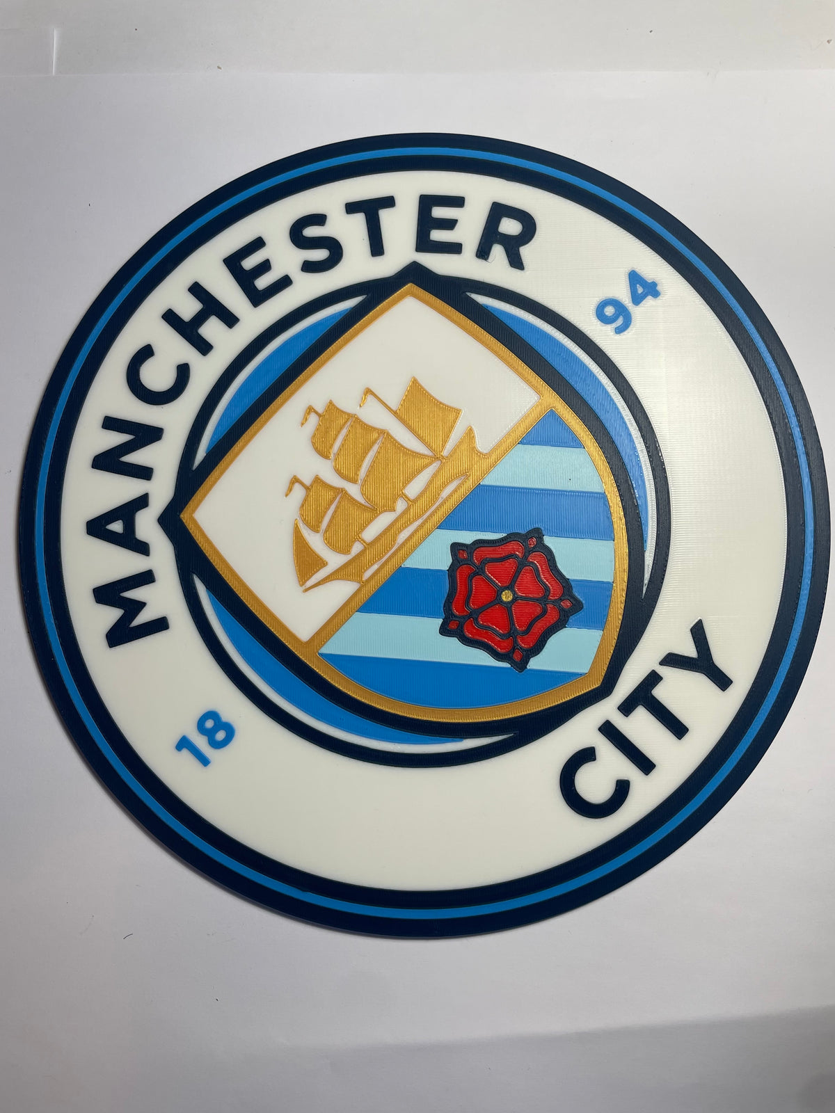 Man City badge 3D wall art