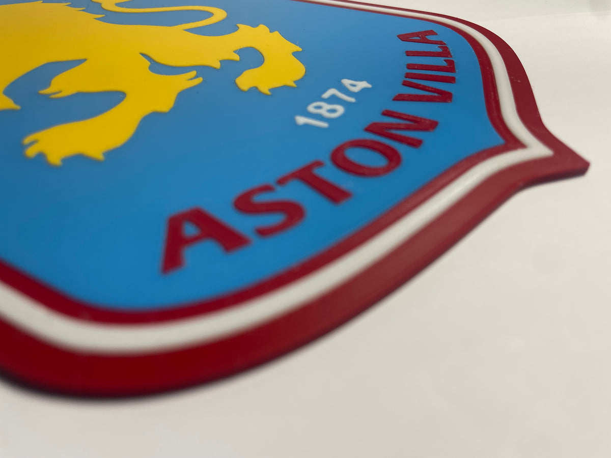 Aston Villa badge 3D wall art