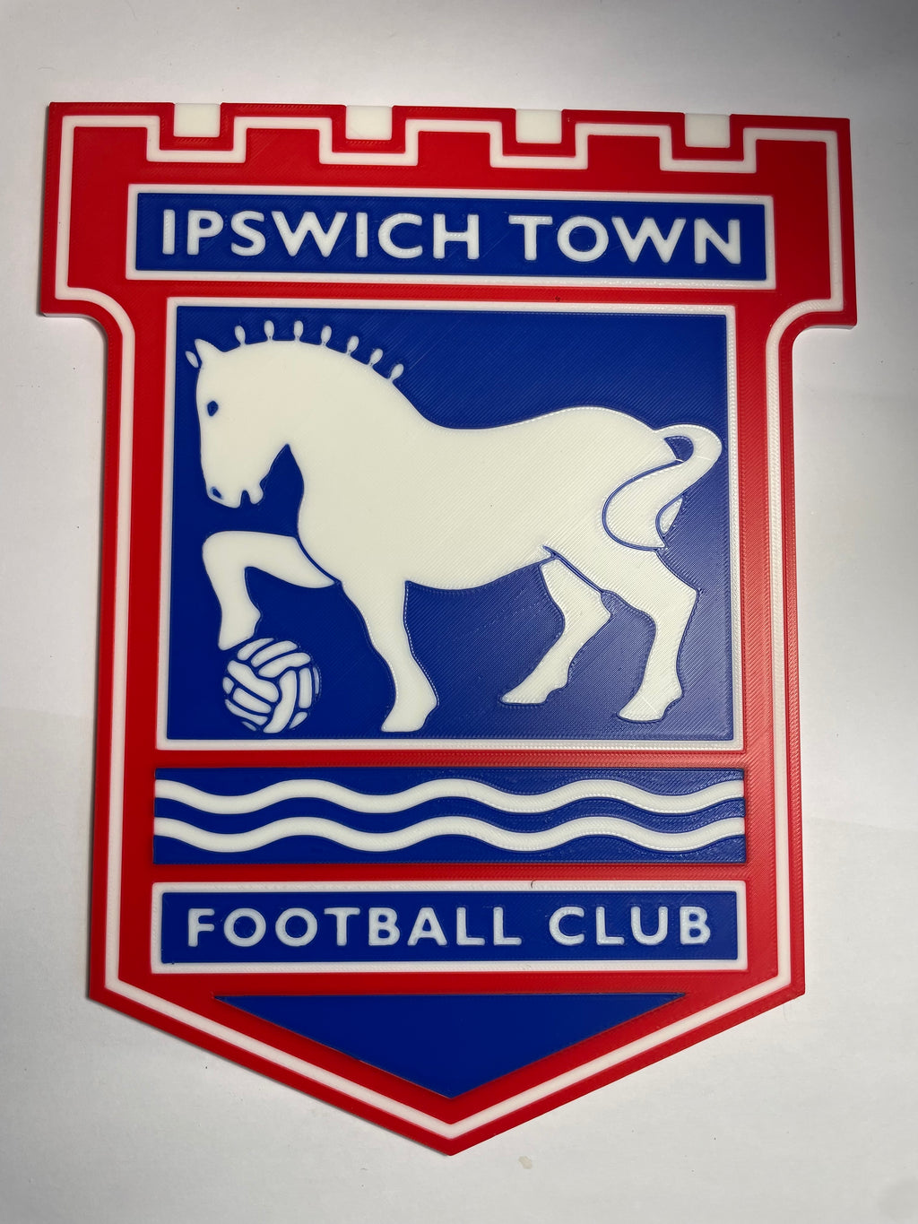 Ipswich badge 3D wall art