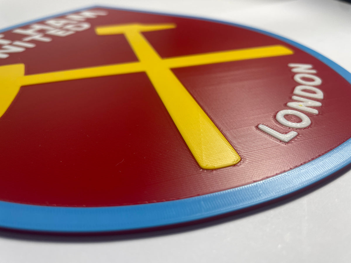 West Ham United badge 3D wall art