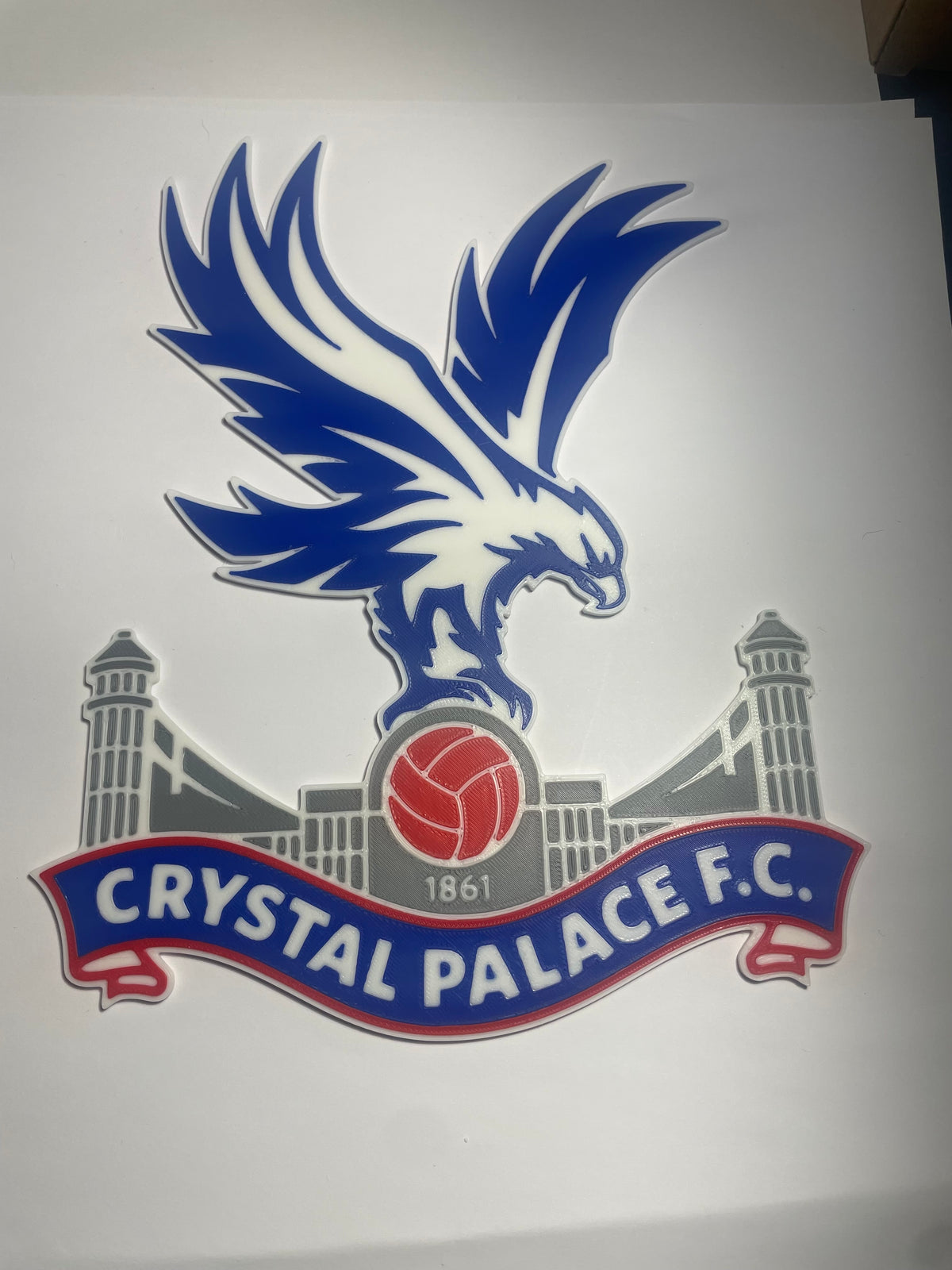 Crystal Palace badge 3D wall art