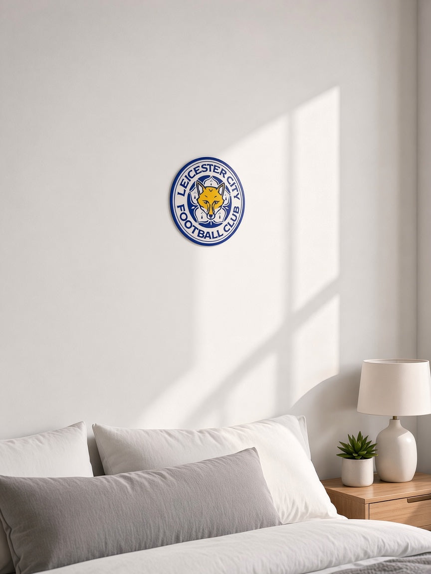 Leicester badge 3D wall art