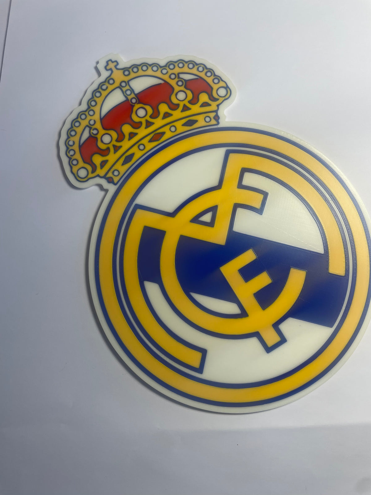 Real Madrid badge 3D wall art