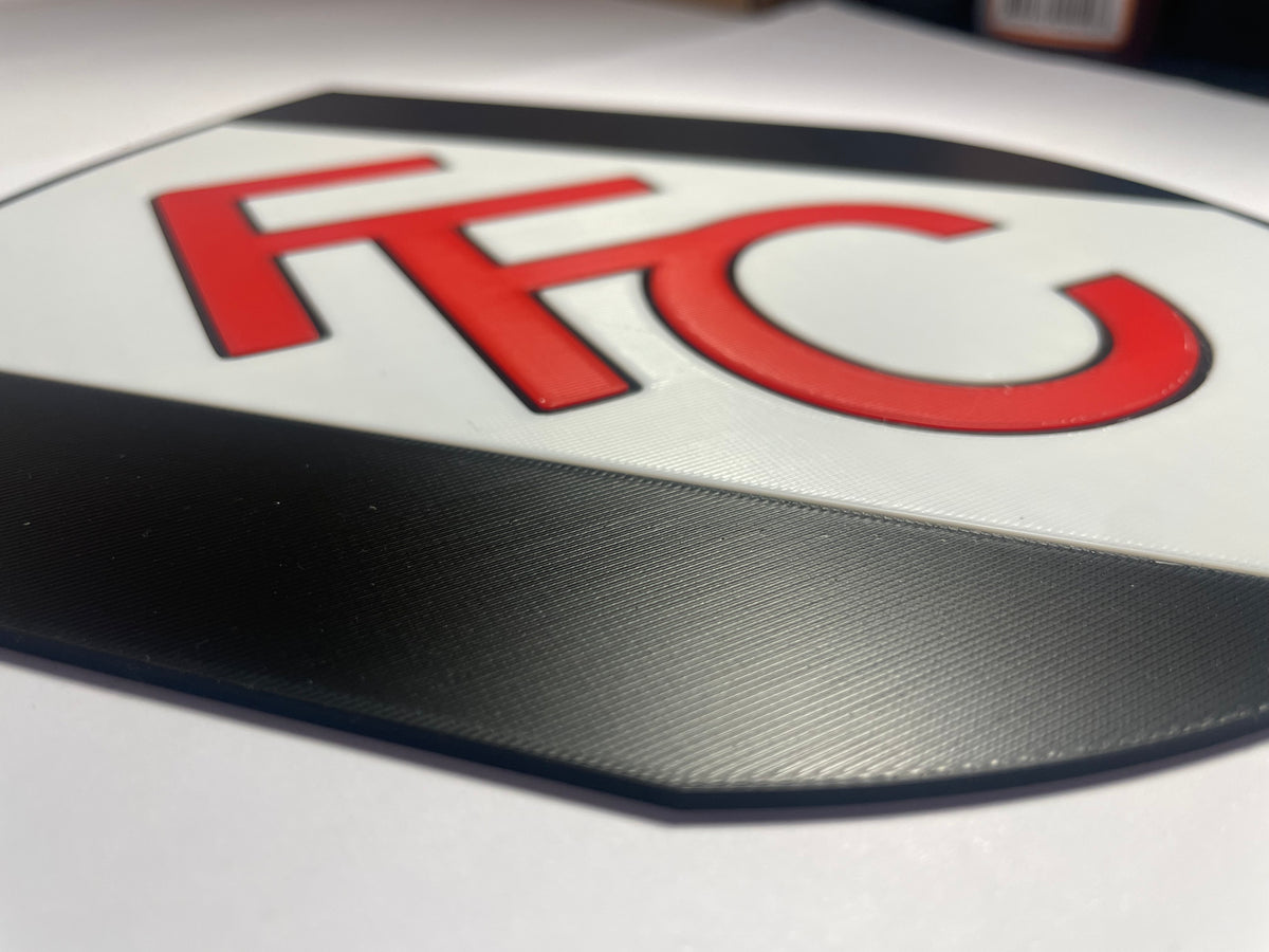 Fulham badge 3D wall art