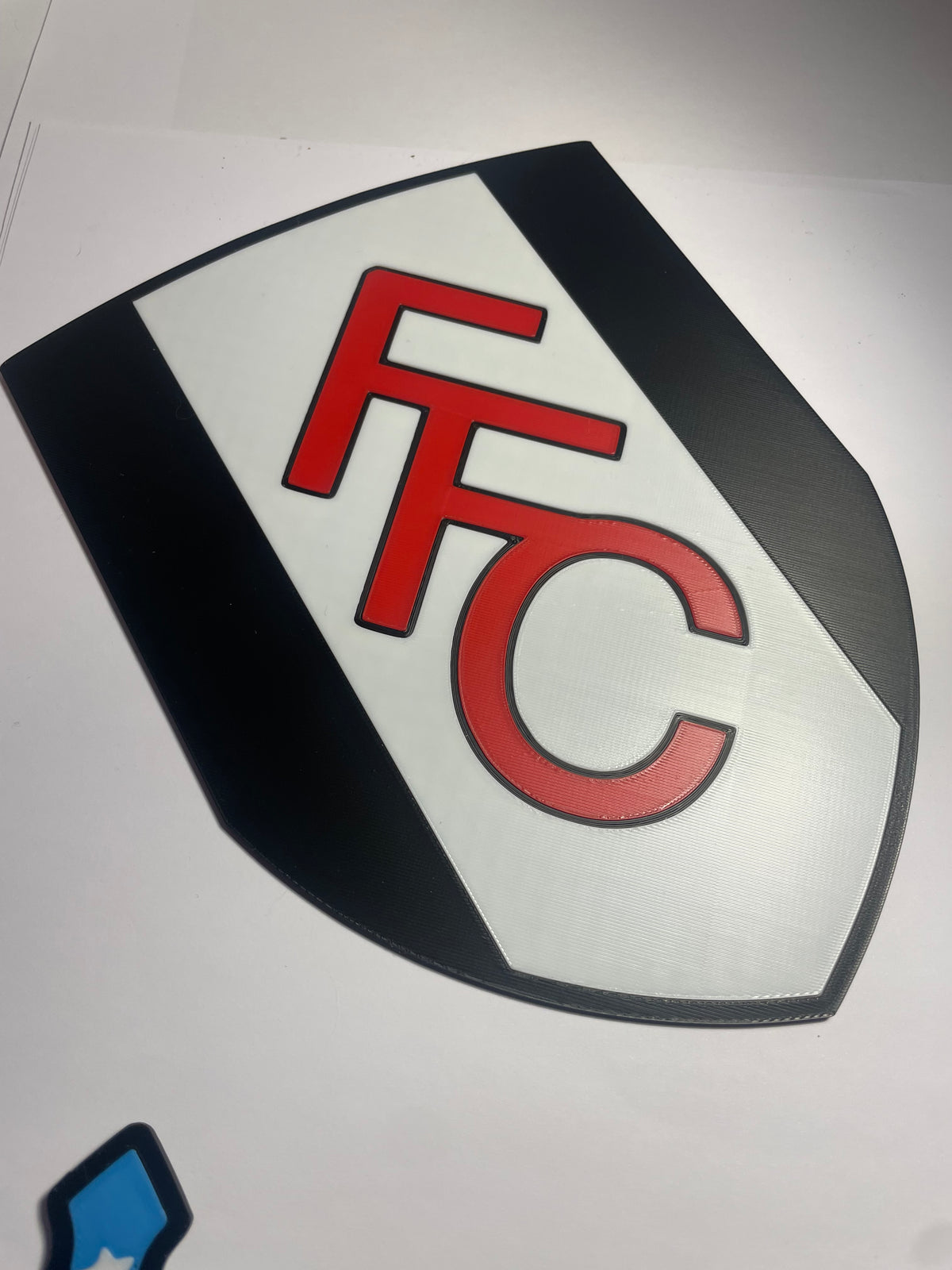 Fulham badge 3D wall art