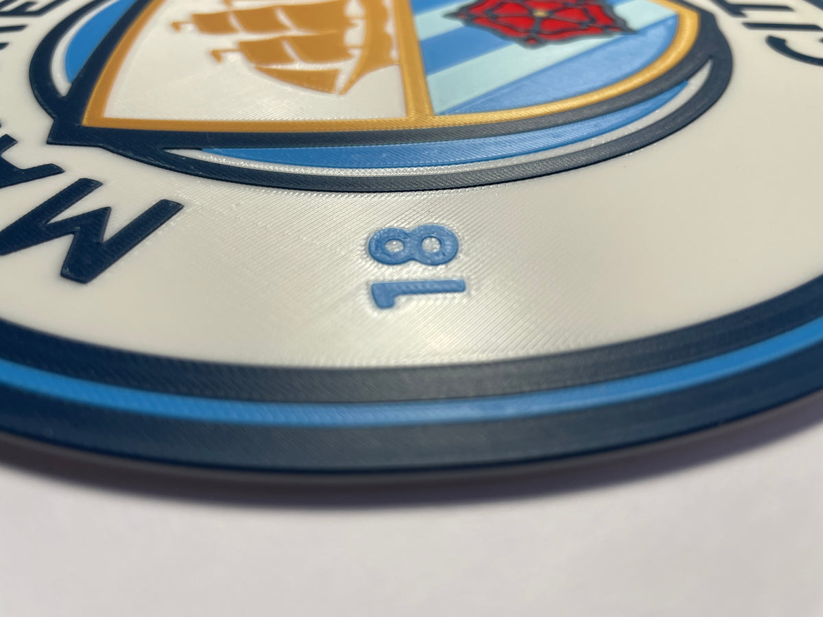 Man City badge 3D wall art
