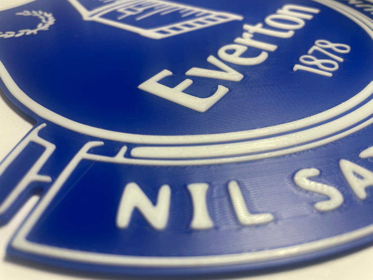 Everton badge 3D wall art