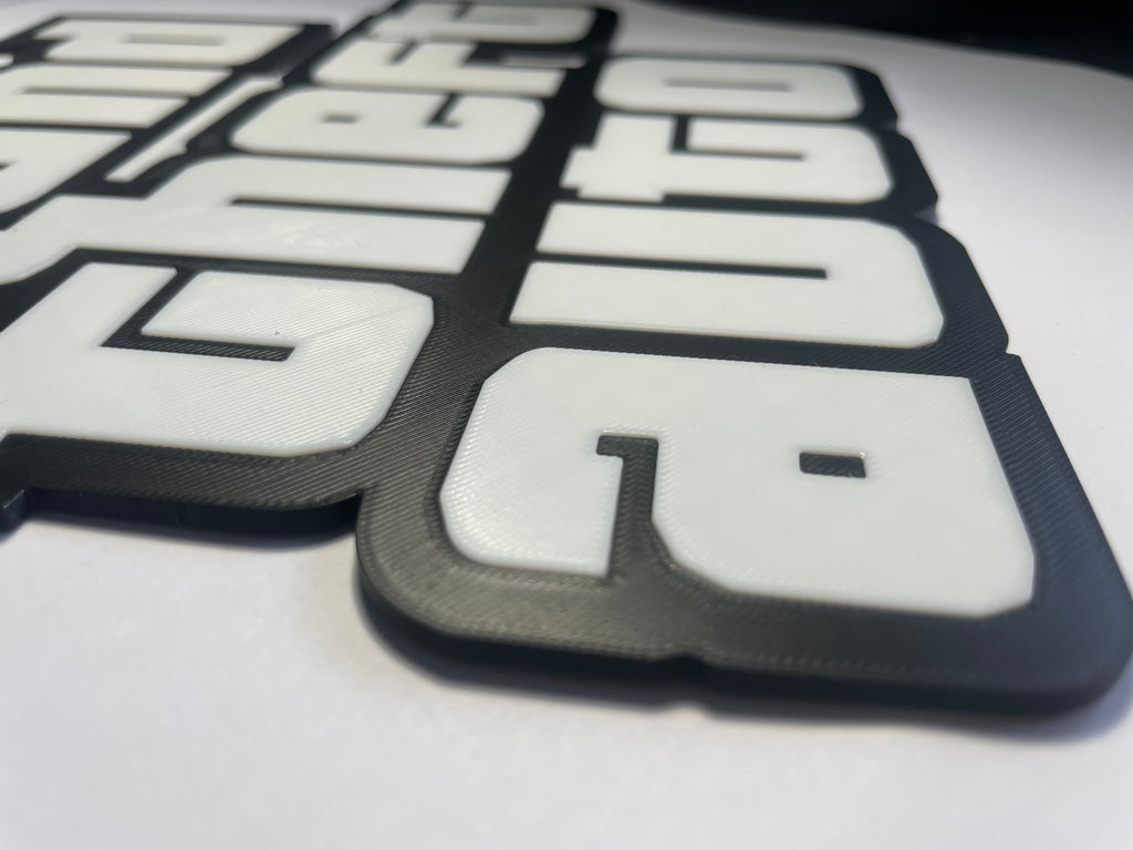 Grand Theft Auto logo 3D wall art
