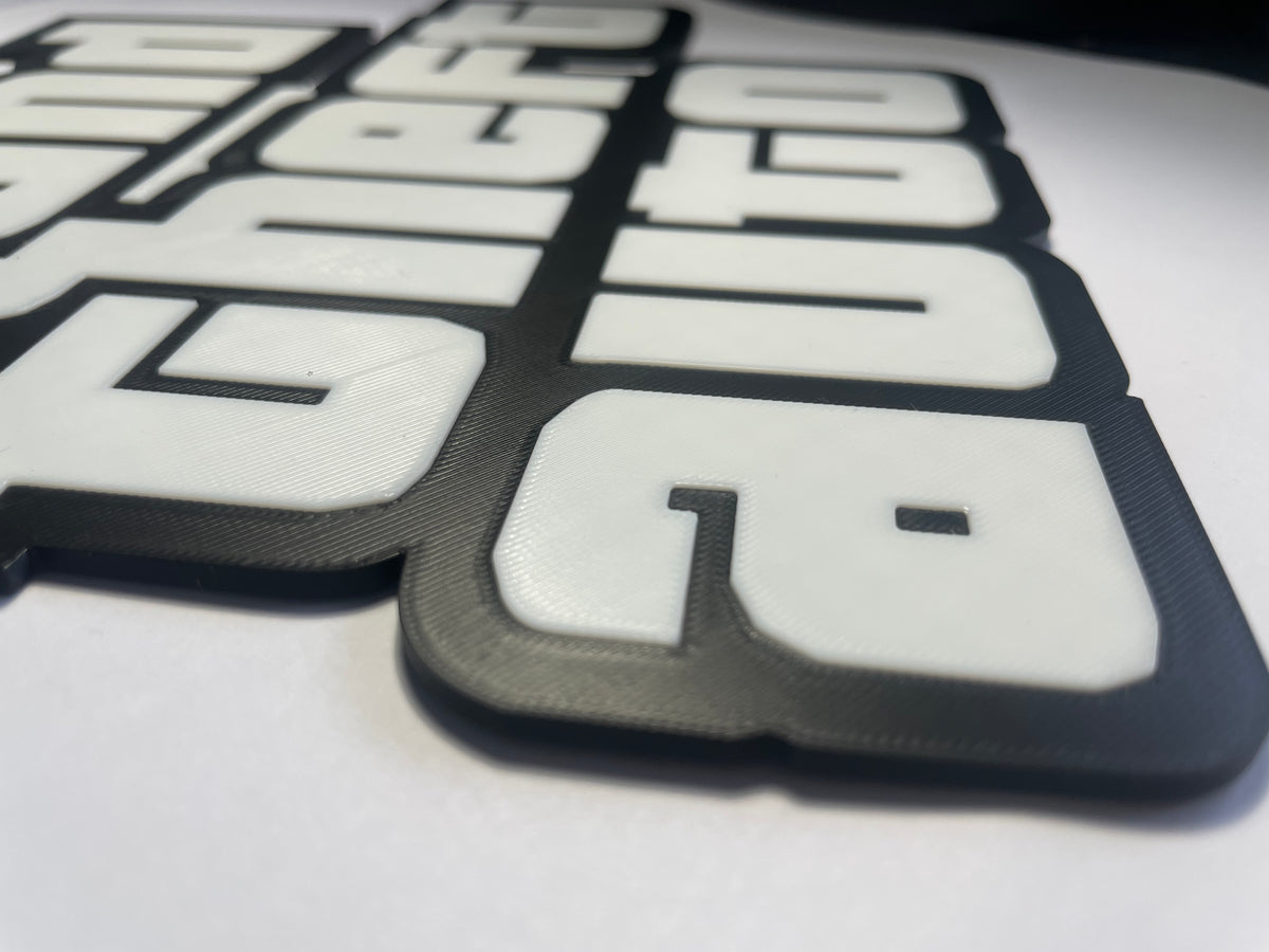 Grand Theft Auto logo 3D wall art
