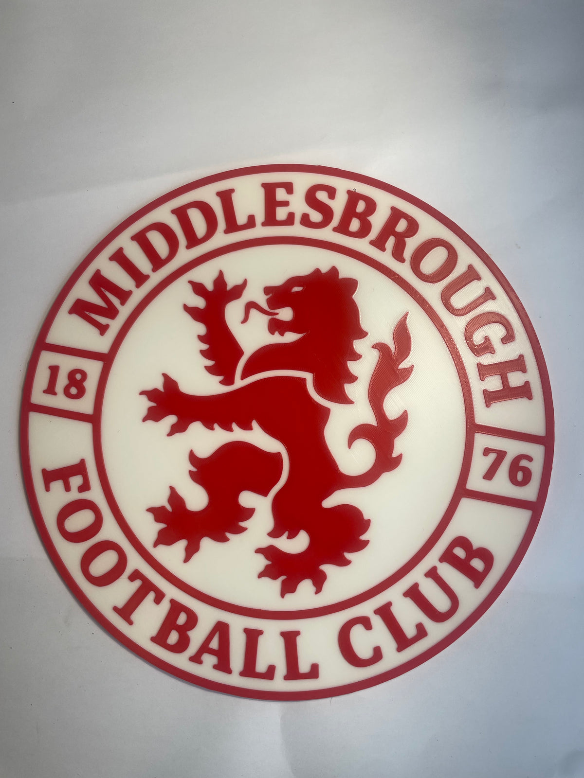 Middlesbrough badge 3D wall art