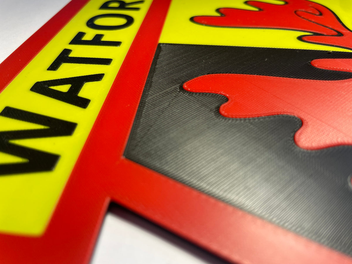 Watford badge 3D wall art