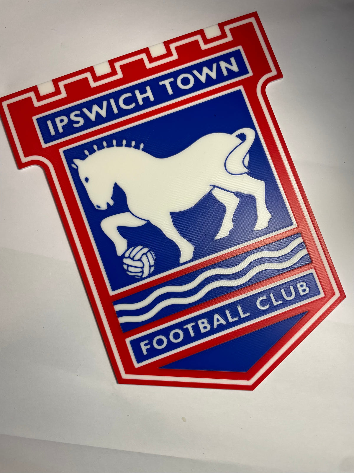 Ipswich badge 3D wall art