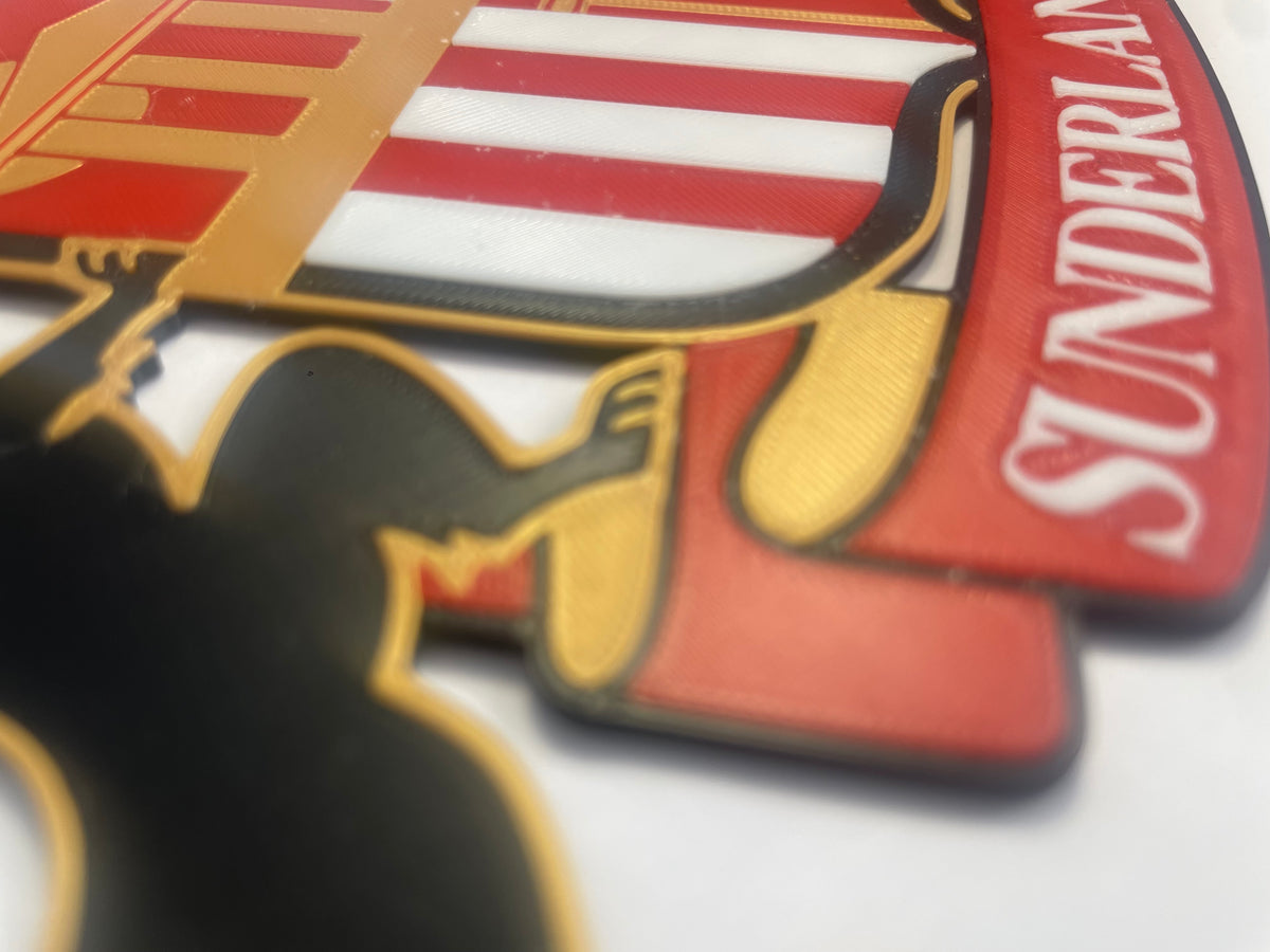 Sunderland badge 3D wall art