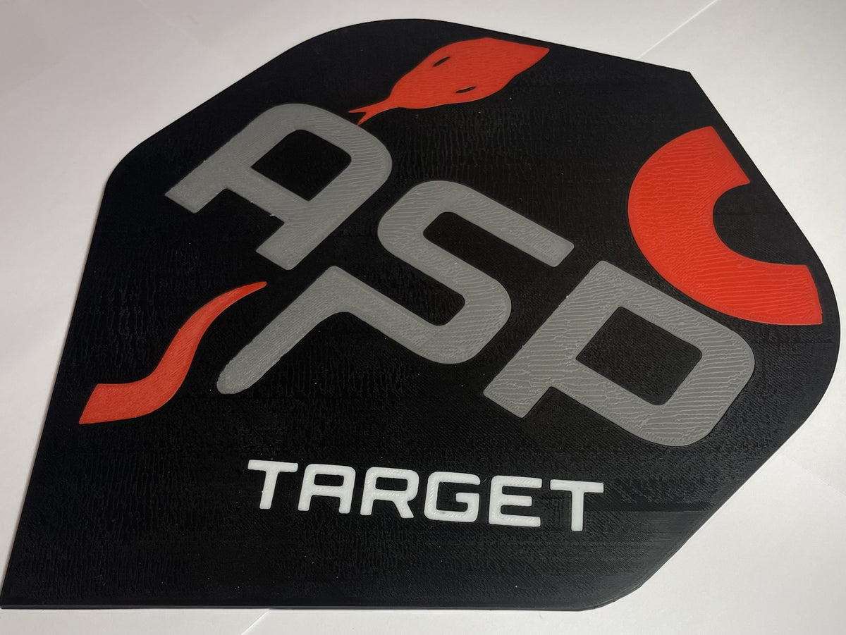 The Asp Nathan Aspinall Giant Replica Dart Flight – 3D Wall Art