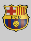Barcelona badge 3D wall art