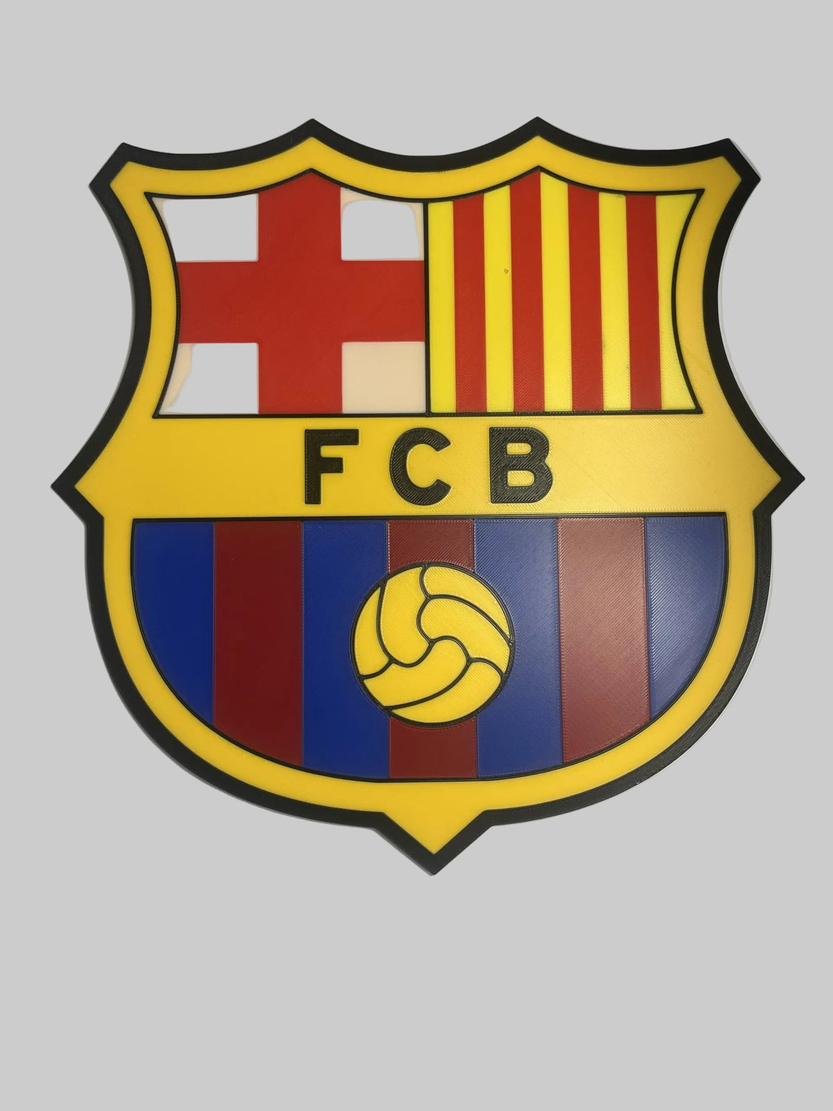 Barcelona badge 3D wall art