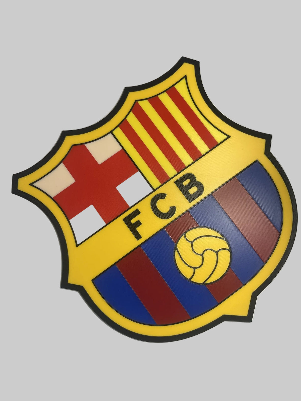 Barcelona badge 3D wall art