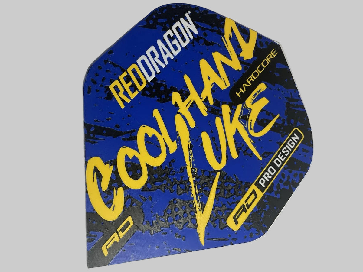 Coolhand Luke Humphries Giant Replica Dart Flight – 3D Wall Art