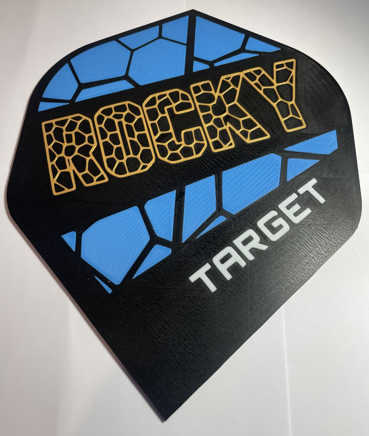Rocky Josh Rock Giant Replica Dart Flight – 3D Wall Art