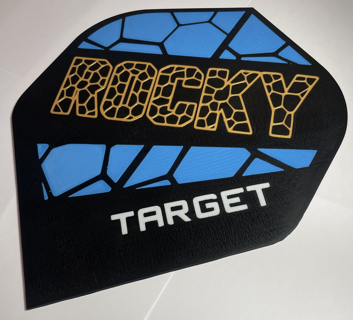 Rocky Josh Rock Giant Replica Dart Flight – 3D Wall Art